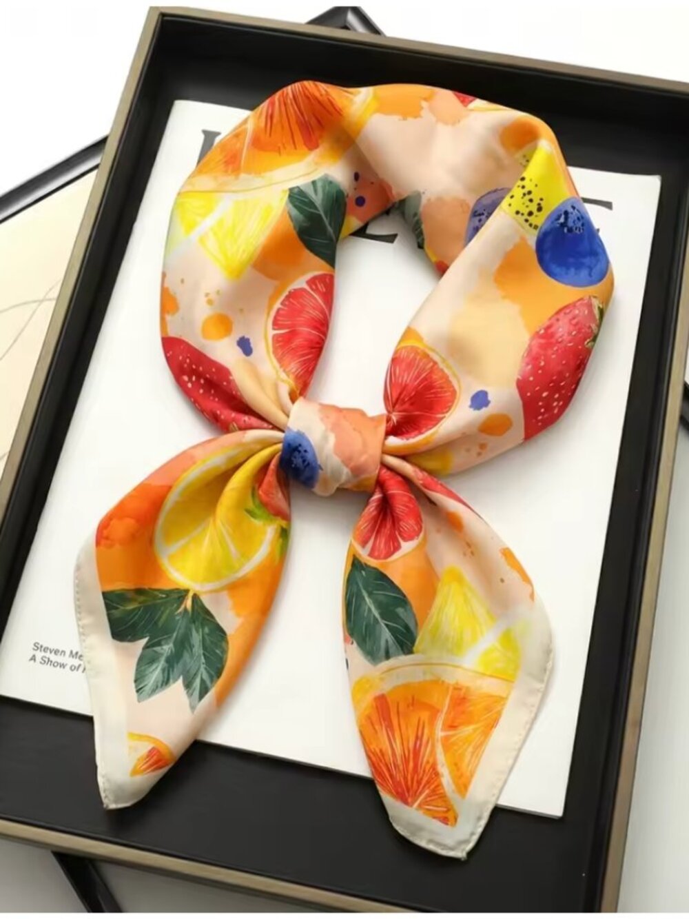 Summer Silk Scarf - Brilliant Colors